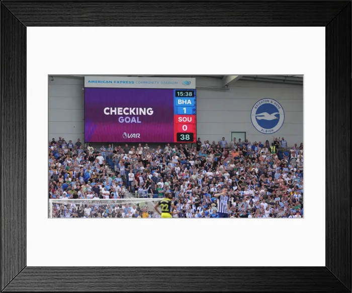 Framed Print : Brighton and Hove Albion vs. Southampton: Premier League Showdown at American Express Community Stadium (24Aug19) Framed Print : Brighton and Hove Albion vs. Southampton: Premier League Showdown at American Express Community Stadium (24Aug19)