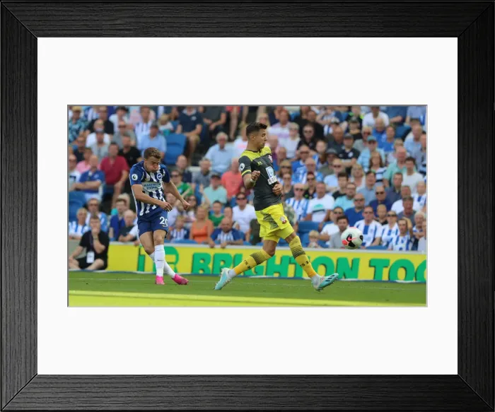 Framed Print : Brighton and Hove Albion vs. Southampton: Premier League Showdown at American Express Community Stadium (24AUG19)