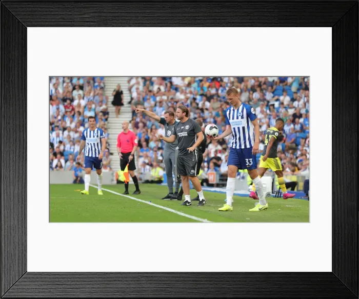 Framed Print : Brighton and Hove Albion vs. Southampton: Premier League Showdown at American Express Community Stadium (24Aug19) Framed Print : Brighton and Hove Albion vs. Southampton: Premier League Showdown at American Express Community Stadium (24Aug19)