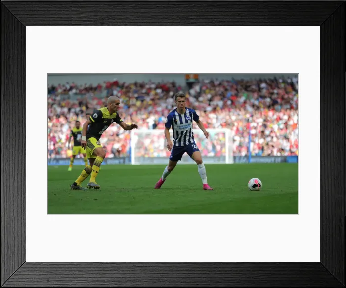 Framed Print : Brighton and Hove Albion vs. Southampton: Premier League Showdown at American Express Community Stadium (24Aug19)