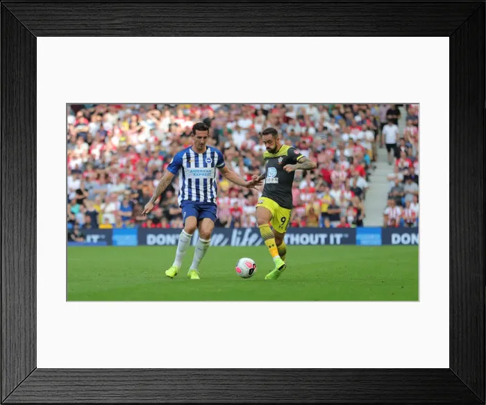 Framed Print : Brighton and Hove Albion vs. Southampton: Premier League Showdown at American Express Community Stadium (24AUG19)
