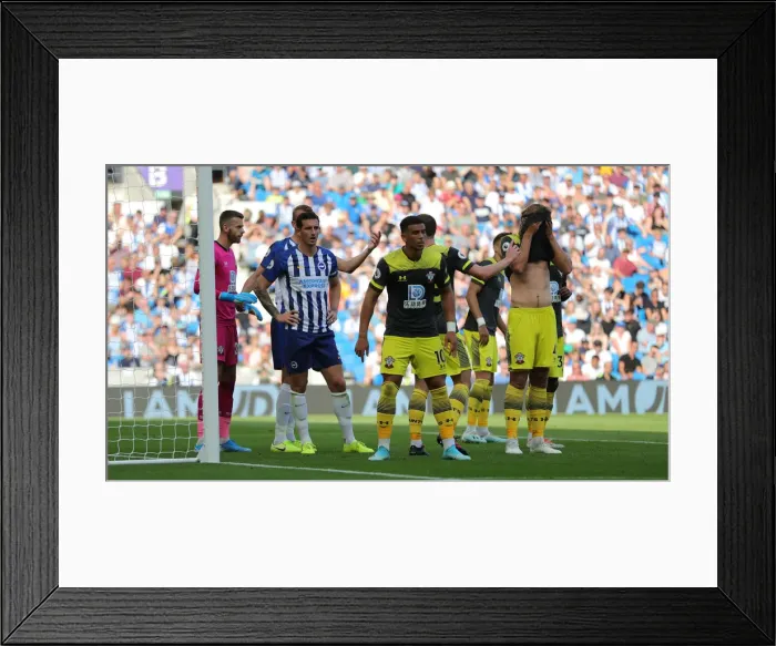 Framed Print : Brighton and Hove Albion vs. Southampton: Premier League Showdown at American Express Community Stadium (24Aug19) Framed Print : Brighton and Hove Albion vs. Southampton: Premier League Showdown at American Express Community Stadium (24Aug19)