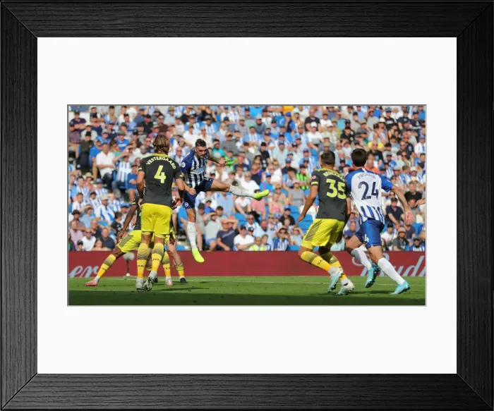 Framed Print : Brighton and Hove Albion vs. Southampton: Premier League Showdown at American Express Community Stadium (24Aug19)