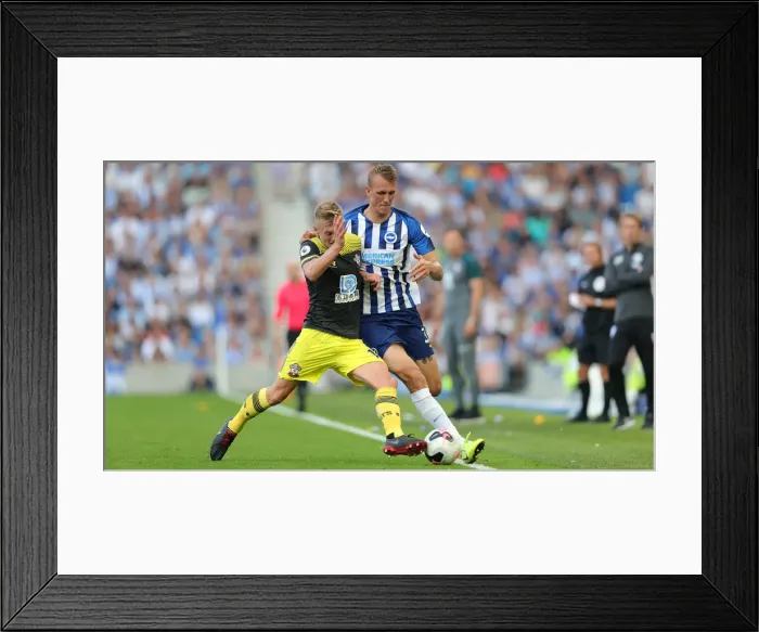 Framed Print : Brighton and Hove Albion vs. Southampton: Premier League Showdown at American Express Community Stadium (24Aug19)