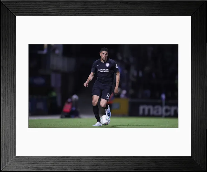 Framed Print : Brighton and Hove Albion Face Off Against Bristol Rovers in Carabao Cup Clash (27AUG19)