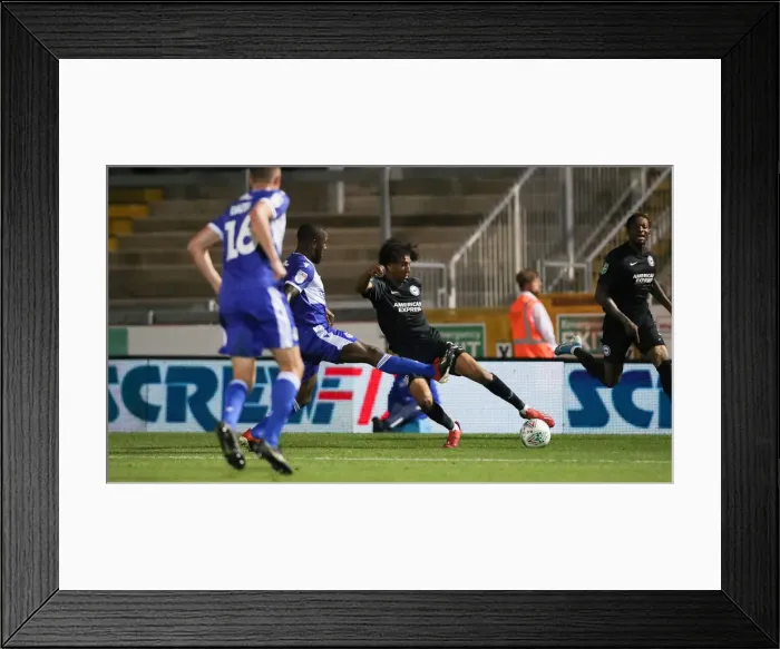 Framed Print : Brighton and Hove Albion vs. Bristol Rovers: Carabao Cup Clash (27Aug19) Framed Print : Brighton and Hove Albion vs. Bristol Rovers: Carabao Cup Clash (27Aug19)