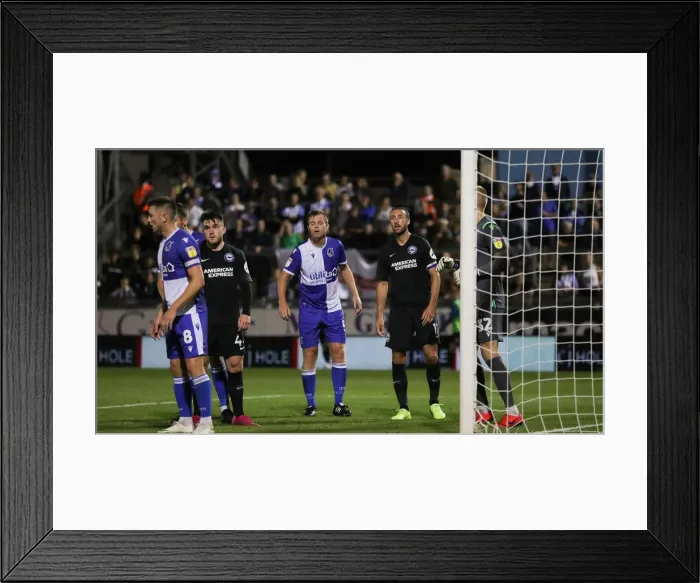 Framed Print : Brighton and Hove Albion vs. Bristol Rovers: Carabao Cup Clash (27Aug19)