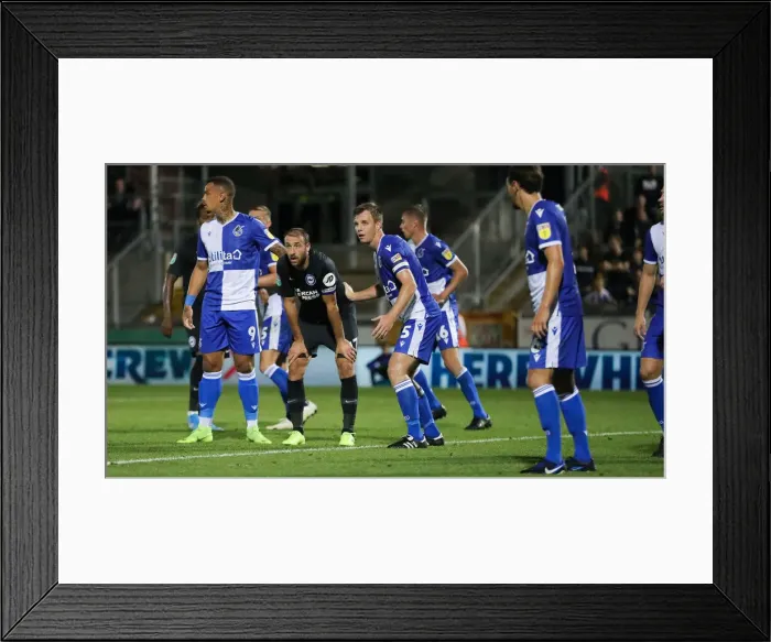 Framed Print : Brighton and Hove Albion Face Off Against Bristol Rovers in Carabao Cup Clash (27AUG19) Framed Print : Brighton and Hove Albion Face Off Against Bristol Rovers in Carabao Cup Clash (27AUG19)
