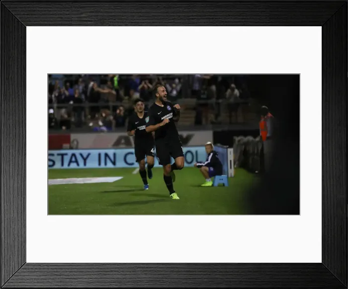 Framed Print : Brighton and Hove Albion vs. Bristol Rovers: Carabao Cup Clash (27Aug19)