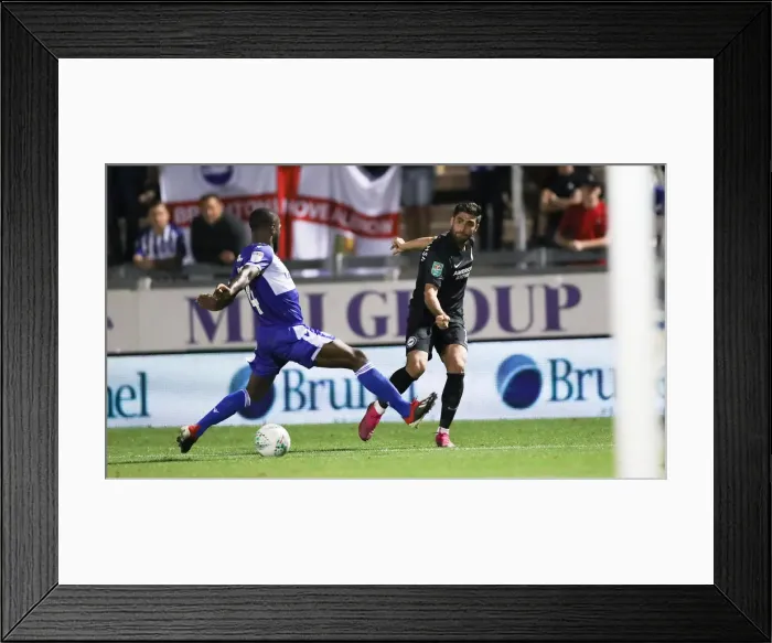 Framed Print : Brighton and Hove Albion vs. Bristol Rovers: Carabao Cup Clash (27Aug19)