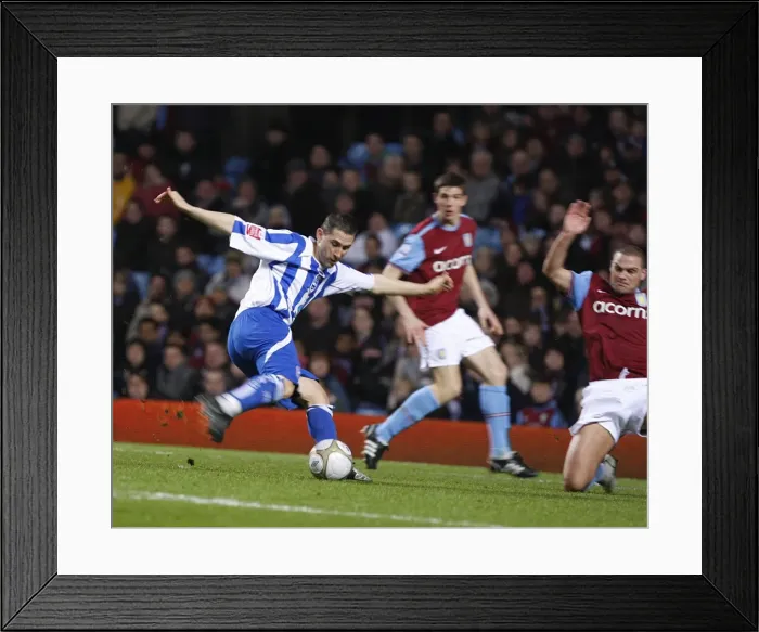 Framed Print : Nicky Forster: Aston Villa's FA Cup Star Framed Print : Nicky Forster: Aston Villa's FA Cup Star