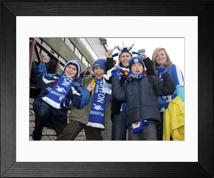 Framed Print : Withdean Era: A Sea of Supporters - Brighton & Hove Albion FC Crowd Shots Framed Print : Withdean Era: A Sea of Supporters - Brighton & Hove Albion FC Crowd Shots