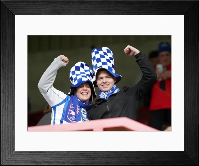 Framed Print : Withdean Era: A Sea of Seagulls - Brighton & Hove Albion Crowd Shots