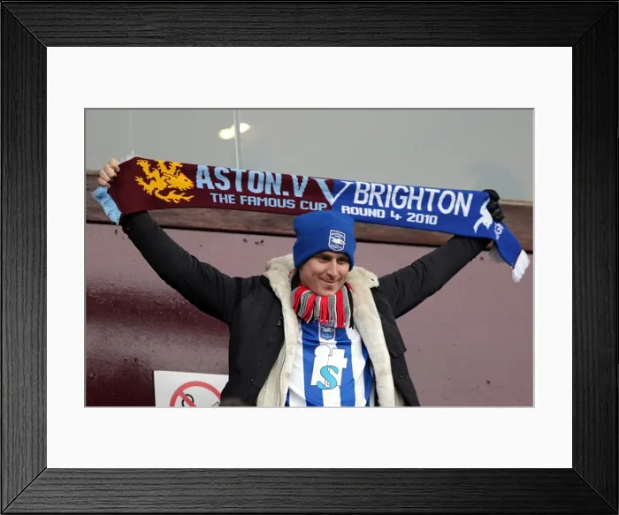 Framed Print : Withdean Era: A Sea of Seagulls - Brighton & Hove Albion Crowd Shots