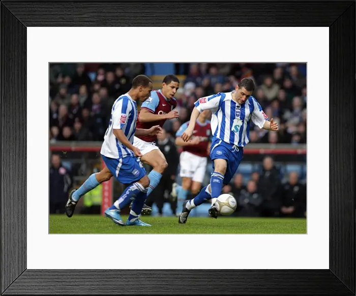Framed Print : Brighton & Hove Albion vs. Aston Villa (F.A. Cup) - Season 2009-10 Away Game Gallery