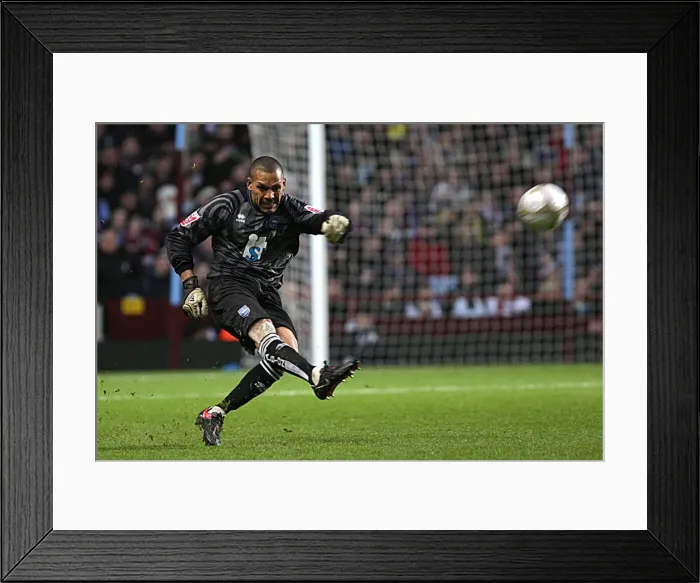 Framed Print : Brighton & Hove Albion vs. Aston Villa (FA Cup, 2009-10): Away Game