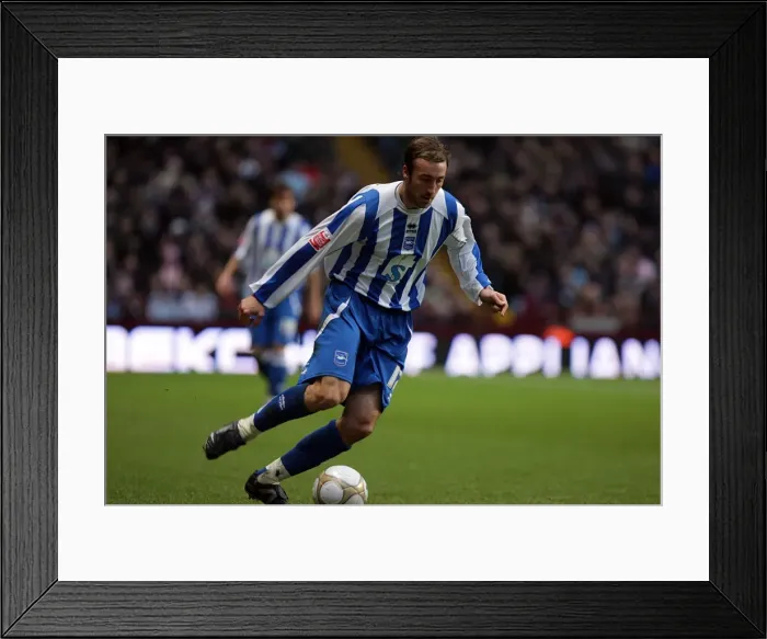 Framed Print : Brighton & Hove Albion at Aston Villa (FA Cup) - 2009-10 Season: Away Game