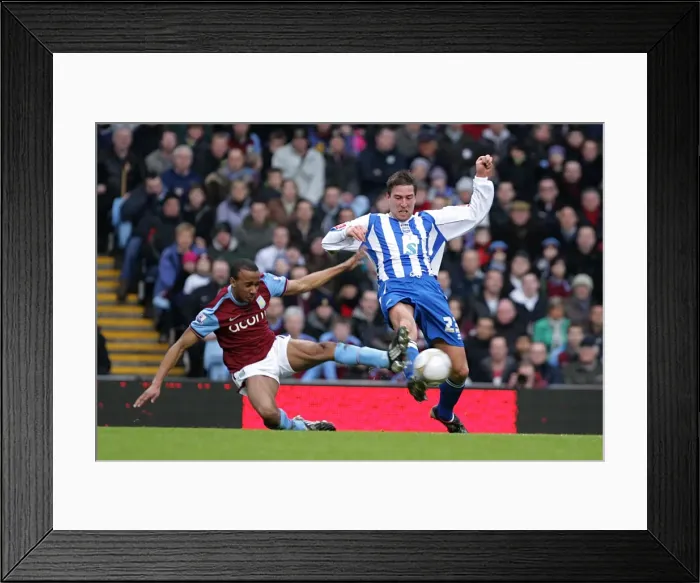 Framed Print : Brighton & Hove Albion vs. Aston Villa (FA Cup, 2009-10) - Away Game