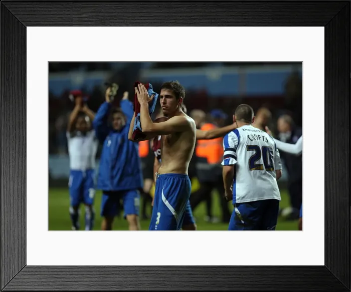 Framed Print : Brighton & Hove Albion vs. Aston Villa (FA Cup, 2009-10) - Away Game