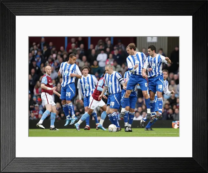 Framed Print : Brighton & Hove Albion vs. Aston Villa (FA Cup, 2009-10) - Away Game