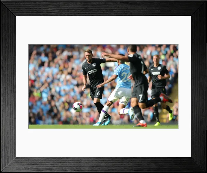 Framed Print : Manchester City vs. Brighton and Hove Albion: Premier League Showdown at Etihad Stadium (31AUG19) Framed Print : Manchester City vs. Brighton and Hove Albion: Premier League Showdown at Etihad Stadium (31AUG19)