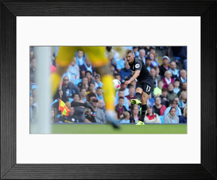 Framed Print : Manchester City vs. Brighton and Hove Albion: Premier League Showdown at Etihad Stadium (31AUG19)