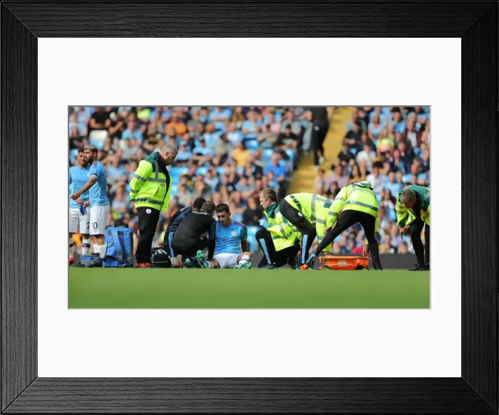 Framed Print : Manchester City vs. Brighton and Hove Albion: Premier League Showdown at Etihad Stadium (31AUG19)
