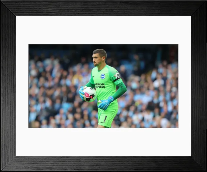 Framed Print : Manchester City vs. Brighton and Hove Albion: Premier League Showdown at Etihad Stadium (31AUG19)