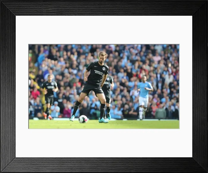 Framed Print : Premier League Showdown: Manchester City vs. Brighton and Hove Albion (31AUG19)