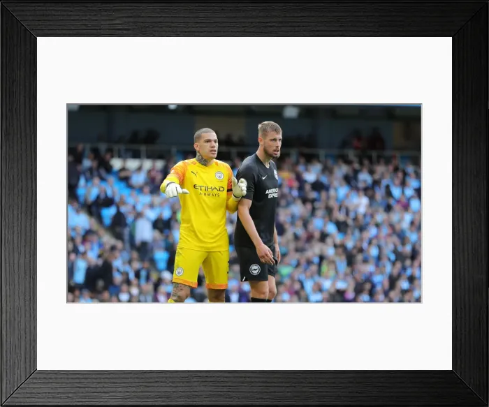 Framed Print : Manchester City vs. Brighton and Hove Albion: Premier League Showdown at Etihad Stadium (31AUG19)