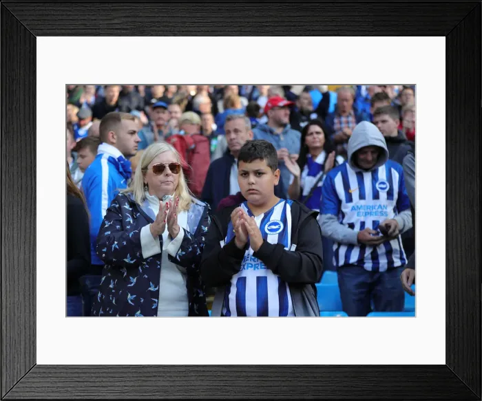 Framed Print : Manchester City vs. Brighton and Hove Albion: Premier League Showdown at Etihad Stadium (31AUG19)