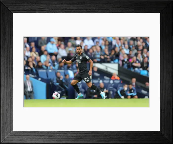 Framed Print : Manchester City vs. Brighton and Hove Albion: Premier League Showdown at Etihad Stadium (31Aug19)