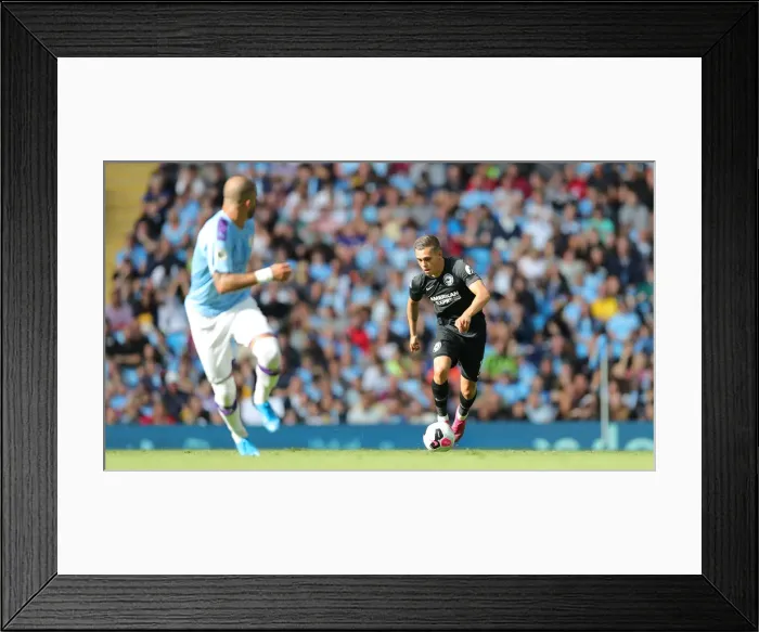 Framed Print : Manchester City vs. Brighton and Hove Albion: Premier League Showdown at Etihad Stadium (31AUG19)