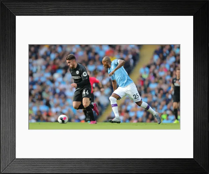 Framed Print : Manchester City vs. Brighton and Hove Albion: Premier League Showdown at Etihad Stadium (31AUG19)