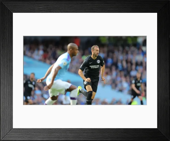 Framed Print : Manchester City vs. Brighton and Hove Albion: Premier League Showdown at Etihad Stadium (31AUG19) Framed Print : Manchester City vs. Brighton and Hove Albion: Premier League Showdown at Etihad Stadium (31AUG19)
