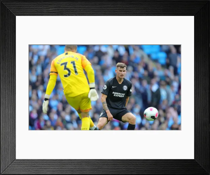 Framed Print : Manchester City vs. Brighton and Hove Albion: Premier League Showdown at Etihad Stadium (31AUG19)