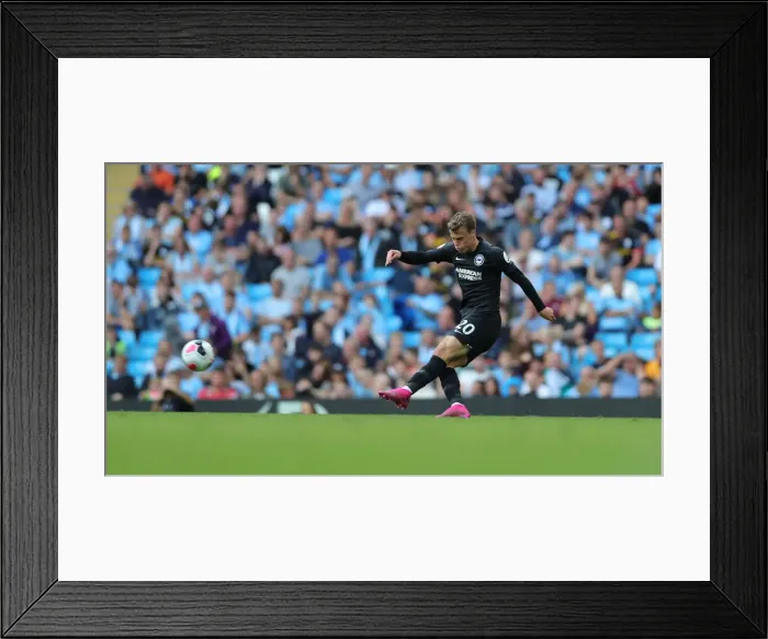 Framed Print : Manchester City vs. Brighton and Hove Albion: Premier League Showdown at Etihad Stadium (31AUG19)