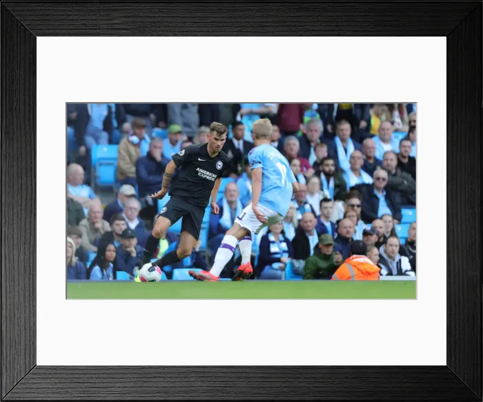 Framed Print : Manchester City vs. Brighton and Hove Albion: Premier League Showdown at Etihad Stadium (31AUG19) Framed Print : Manchester City vs. Brighton and Hove Albion: Premier League Showdown at Etihad Stadium (31AUG19)