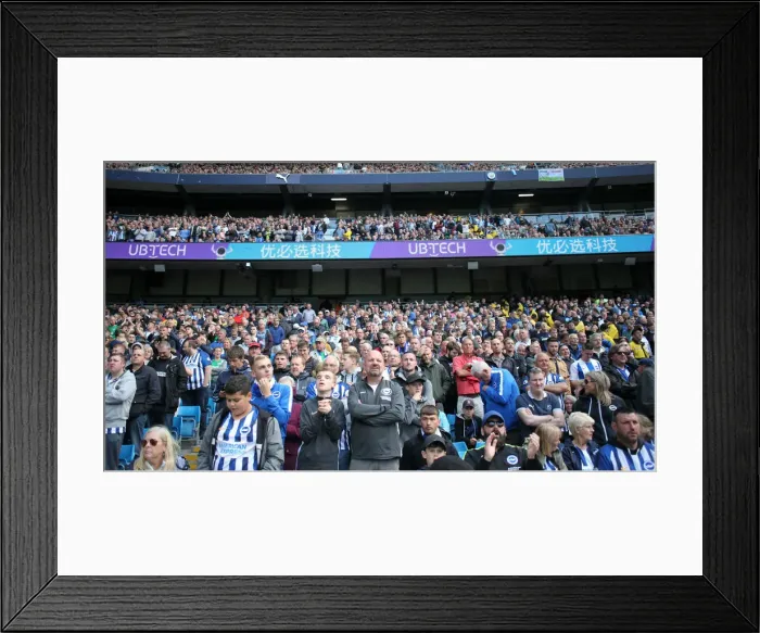Framed Print : Manchester City vs. Brighton and Hove Albion: Premier League Showdown at Etihad Stadium (31AUG19) Framed Print : Manchester City vs. Brighton and Hove Albion: Premier League Showdown at Etihad Stadium (31AUG19)