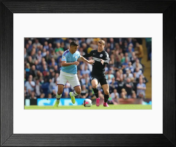Framed Print : Manchester City vs. Brighton and Hove Albion: Premier League Showdown at Etihad Stadium (31AUG19) Framed Print : Manchester City vs. Brighton and Hove Albion: Premier League Showdown at Etihad Stadium (31AUG19)