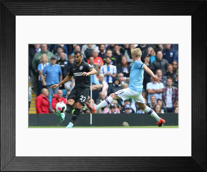 Framed Print : Manchester City vs. Brighton and Hove Albion: Premier League Showdown at Etihad Stadium (31AUG19) Framed Print : Manchester City vs. Brighton and Hove Albion: Premier League Showdown at Etihad Stadium (31AUG19)