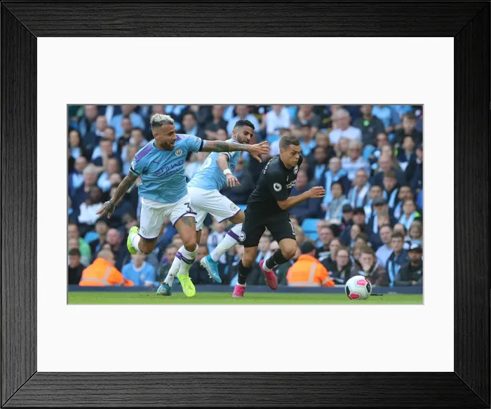 Framed Print : Manchester City vs. Brighton and Hove Albion: Premier League Showdown at Etihad Stadium (31Aug19) Framed Print : Manchester City vs. Brighton and Hove Albion: Premier League Showdown at Etihad Stadium (31Aug19)