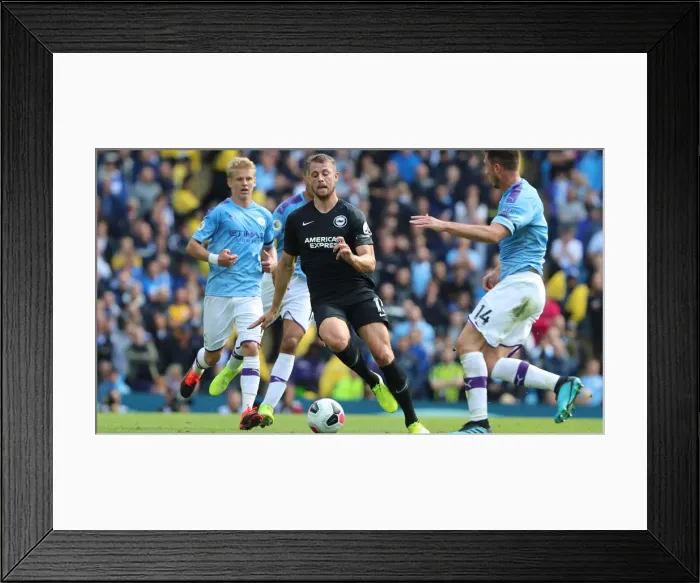 Framed Print : Manchester City vs. Brighton and Hove Albion: Premier League Showdown at Etihad Stadium (31AUG19) Framed Print : Manchester City vs. Brighton and Hove Albion: Premier League Showdown at Etihad Stadium (31AUG19)