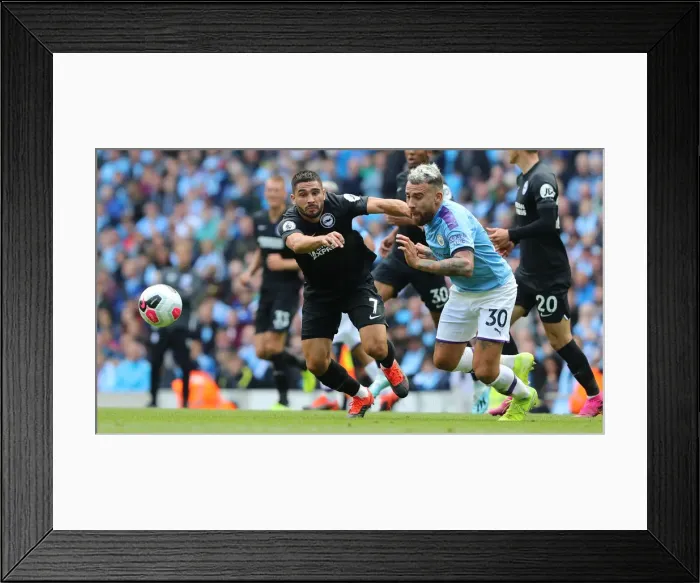 Framed Print : Manchester City vs. Brighton and Hove Albion: Premier League Showdown at Etihad Stadium (31AUG19) Framed Print : Manchester City vs. Brighton and Hove Albion: Premier League Showdown at Etihad Stadium (31AUG19)