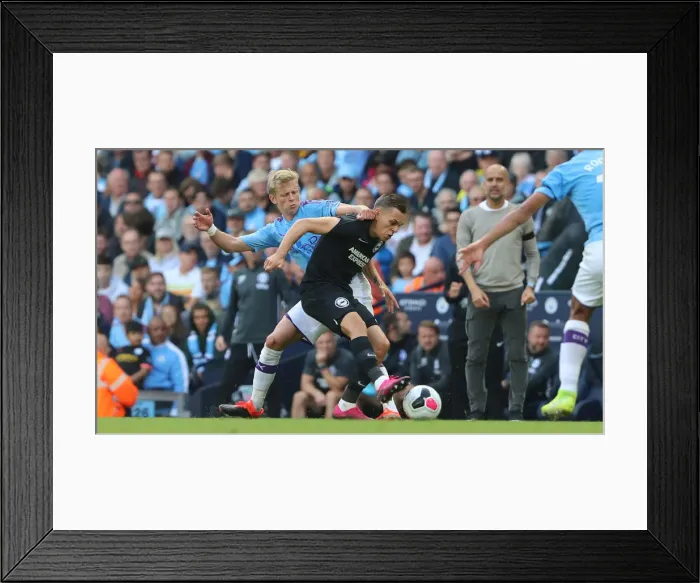 Framed Print : Manchester City vs. Brighton and Hove Albion: Premier League Showdown at Etihad Stadium (31AUG19) Framed Print : Manchester City vs. Brighton and Hove Albion: Premier League Showdown at Etihad Stadium (31AUG19)