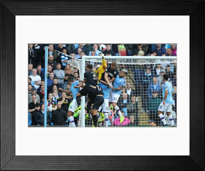 Framed Print : Manchester City vs. Brighton and Hove Albion: Premier League Showdown at Etihad Stadium (31AUG19) Framed Print : Manchester City vs. Brighton and Hove Albion: Premier League Showdown at Etihad Stadium (31AUG19)