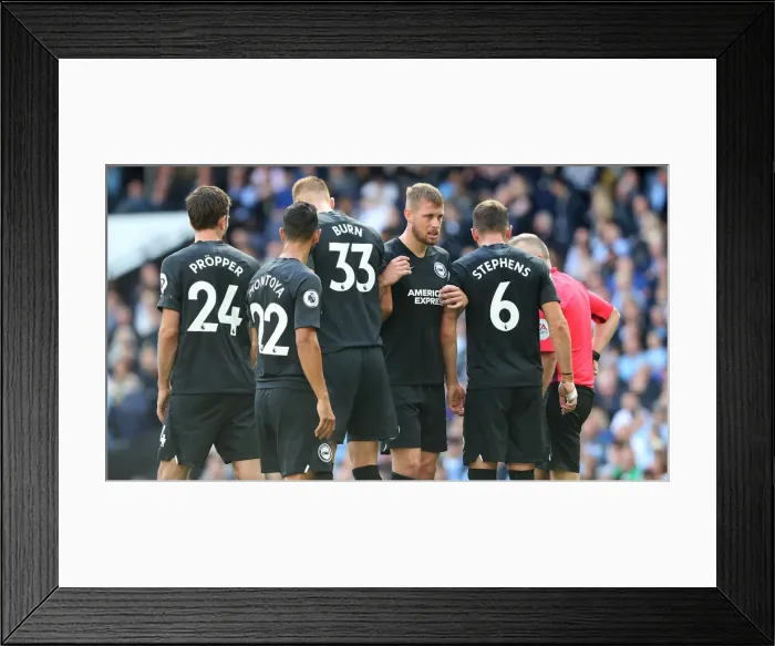 Framed Print : Premier League Showdown: Manchester City vs. Brighton and Hove Albion at Etihad Stadium (31AUG19) Framed Print : Premier League Showdown: Manchester City vs. Brighton and Hove Albion at Etihad Stadium (31AUG19)