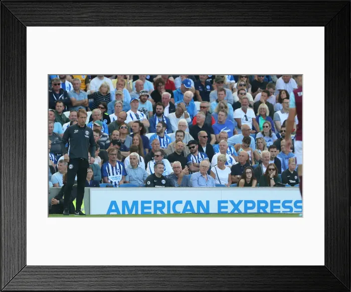 Framed Print : Brighton vs. Burnley: Premier League Clash at American Express Community Stadium (September 14, 2019)