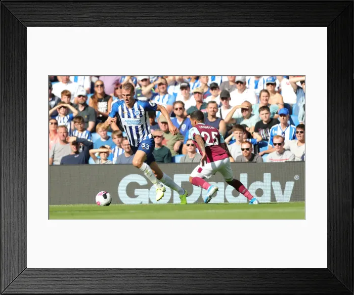 Framed Print : Brighton vs. Burnley: Premier League Clash at American Express Community Stadium (14SEP19)