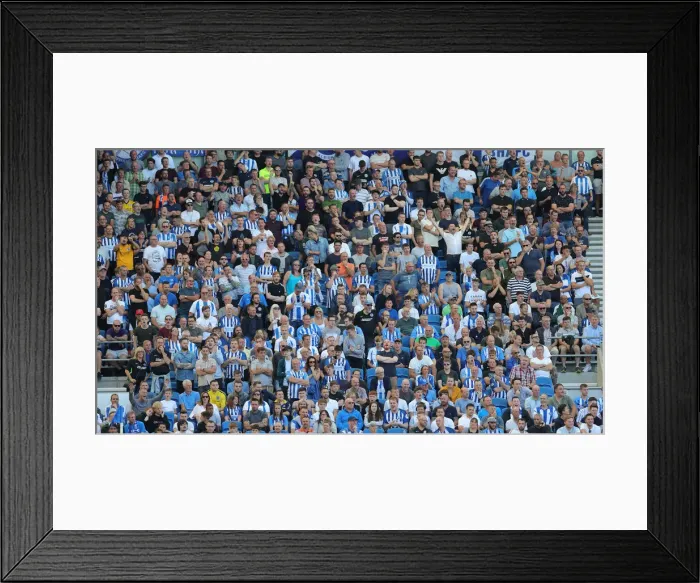 Framed Print : Brighton vs. Burnley: Premier League Clash at American Express Community Stadium - September 10, 2019